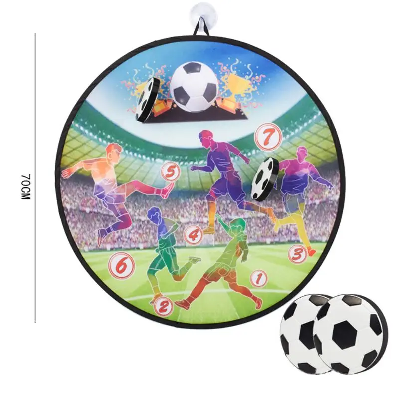 

Foldable Kids Game Dart Board with 2 Sticky Balls Excellent Indoor Party Safe Dart Game Projection Throwing Puzzle Toy