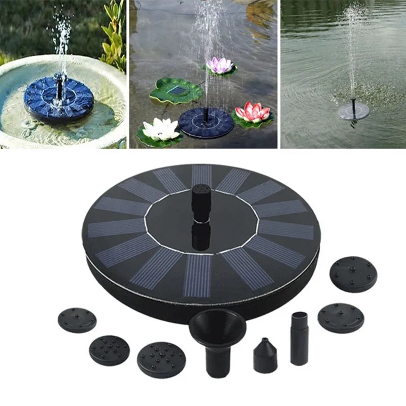

Ultra low price Solar Fountain Home Water Fountain Waterfall Solar Pump Pool Pond Solar Waterfall Garden Fountain Drop Shipping