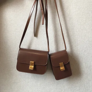 

Solid Color Crossbody Bags For Women 2019 Quality Simplicity Handbag Small Bag Pu Leather Hand Bag Ladies Designer Shoulder Bags