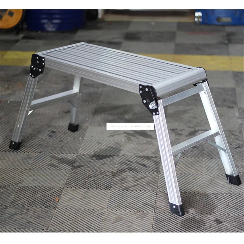 Trapezoid Chair Aluminium alloy Lightweight Step Stools 150kg Ladders Washing Cleaning Car Bath Shower Foot Stool |