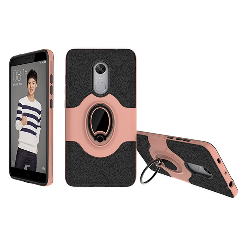 Чехол Etui Capinha с кольцом-держателем для пальца с защитой от падения для huawei P20 Pro Lite P30 Pro Lite, чехол с магнитным креплением для автомобиля - Цвет: Розовый