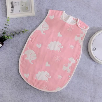 

Baby Sleep Sack Newborn Baby sleep care cotton Sleeping Gowns girls Vest gauze 45*80 cm toddler Onesies