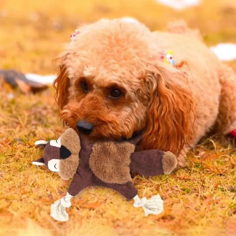 Питомец собака кошка плюшевая игрушка белка, лиса износостойкая Грызущая звучащая игрушка мягкая сжимающая крик пищащие игрушки котенок щенок товары