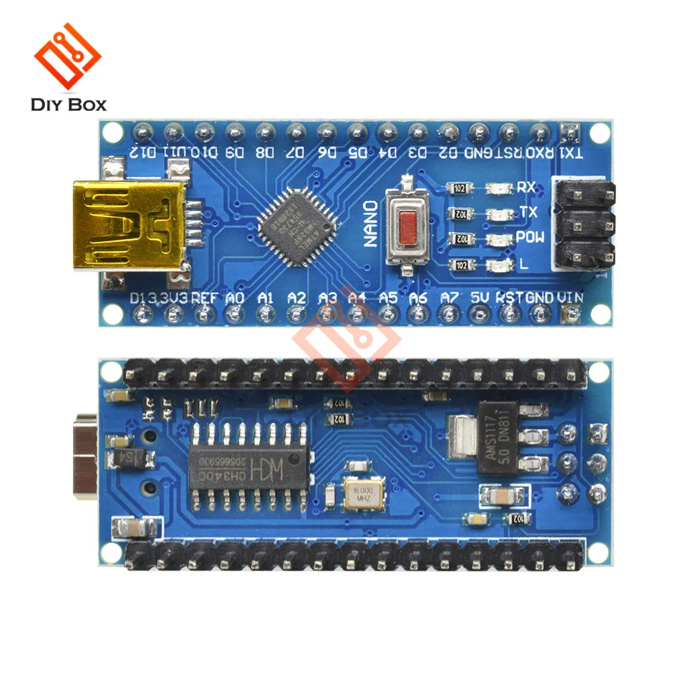 10 шт. CH340 G CH340G NANO 3,0 V3.0 Atmega328 ATmega328P модуль микроконтроллер драйвер платы для Arduino заменить FT232RL