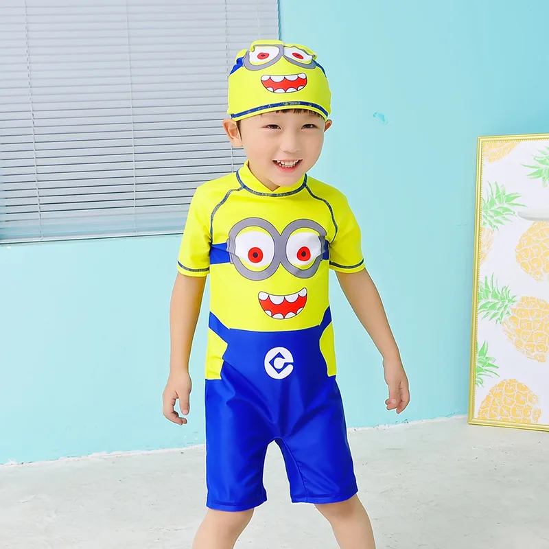 

Korean-style Cartoon Children Two-piece Swimsuits AussieBum BOY'S Baby Infant CHILDREN'S Tour Bathing Suit Performance Wear