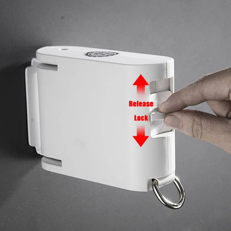 ONEUP Invisible Clothesline с Вешалка выдвижная бельевая веревка сушилка для ванной комнаты