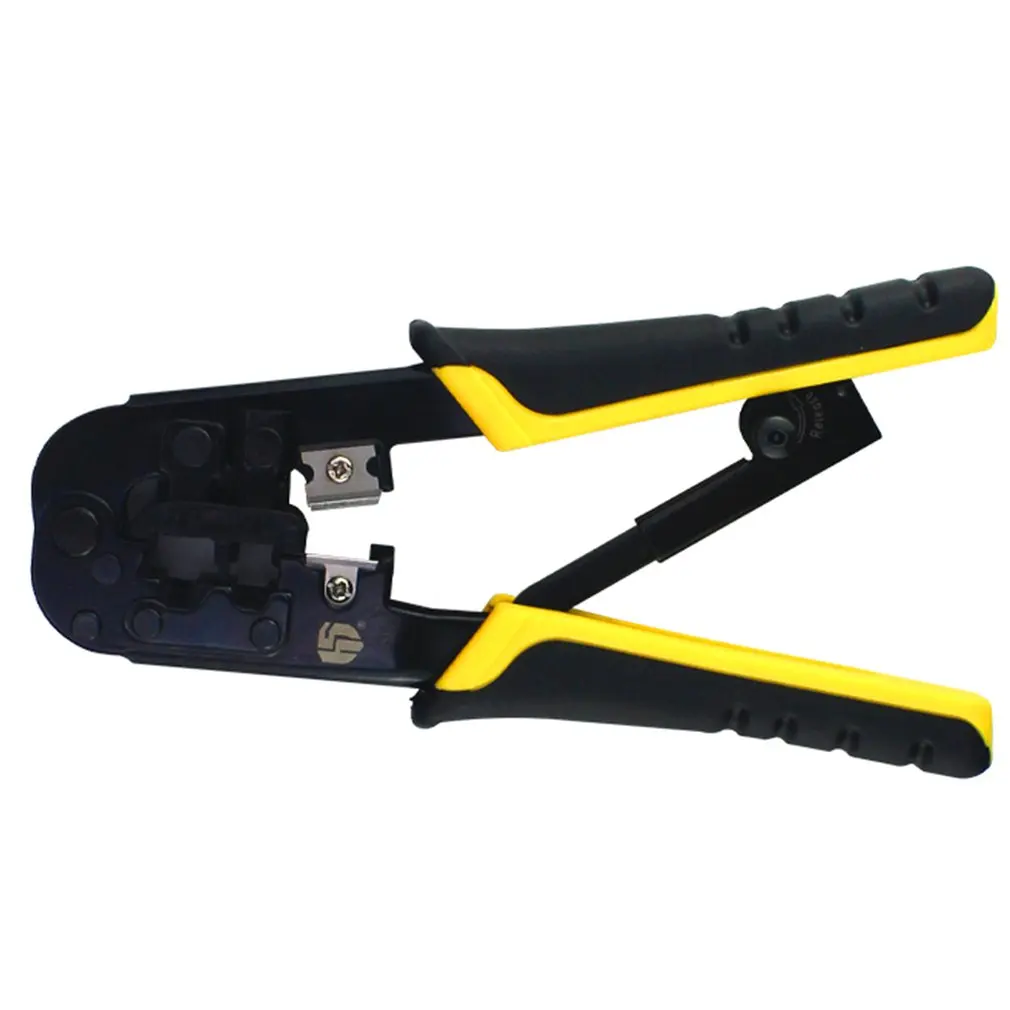 

YG-568R RJ45 RJ11 RJ12 CAT5 Network Cable Wire Stripper Crimper Crimp Cutter Plier Tools Comfort-grip Ergonomic Handles