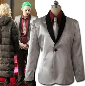 

Batman Suicide Squad Jared Leto Joker Cosplay Costume Uniform Outfit Shirt Suit