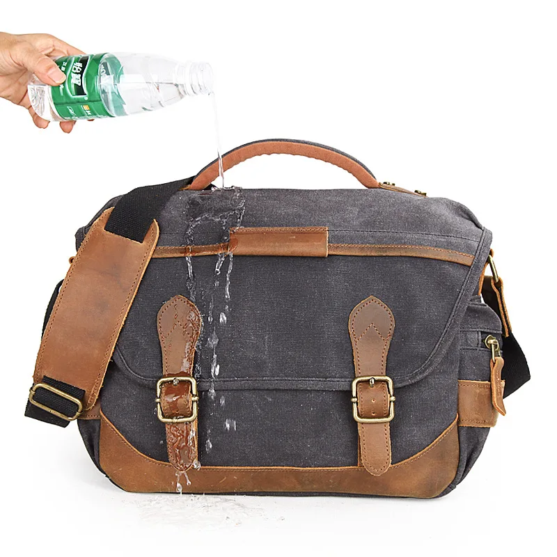 Najtaniej Vintage Retro wodoodporna kamera Batik płótno fotografia ramię dorywczo Messenger zdjęcie mężczyzna kobiet torba dla Canon Nikon Sony DSLR