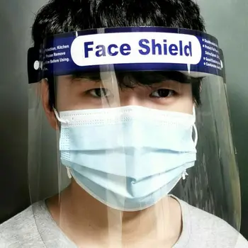

Transparent Protective Caps Adjustable Full Face Cover Shield Visor Plastic Anti-fog Protective Accessories Face Mask Shield