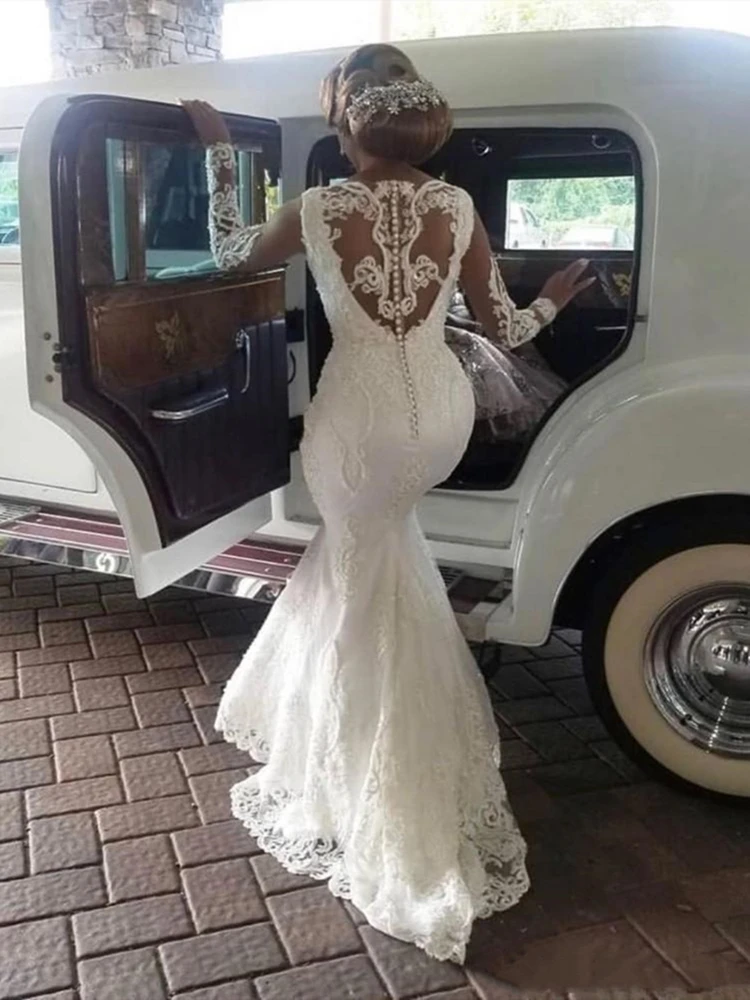 2020-new-mermaid-wedding-dresses-with-detachable-train-luxury-lace-applique-beaded-long-sl   eeve-plus-size-wedding-gown