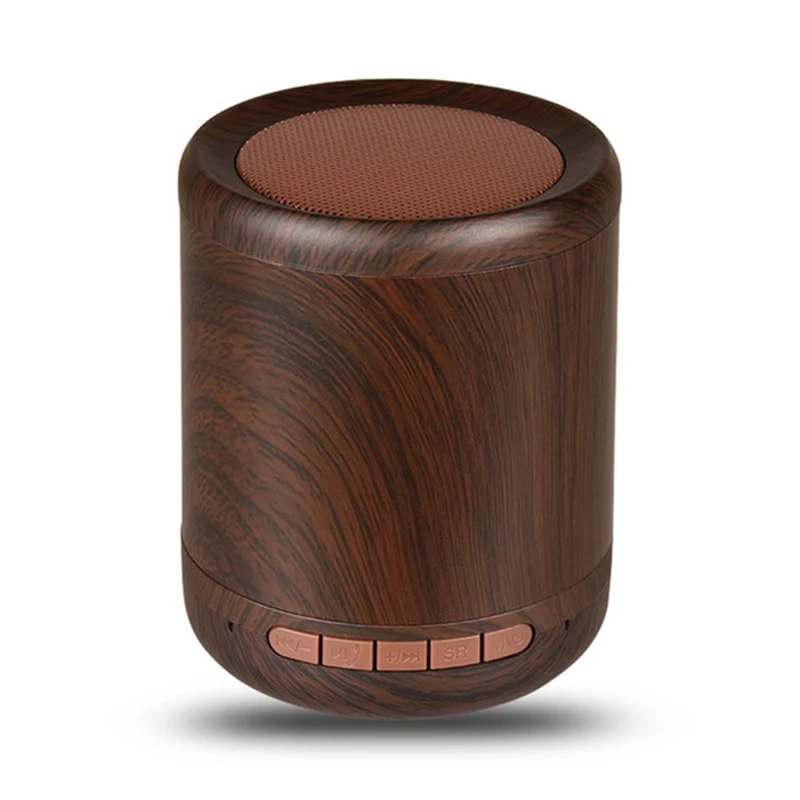 

Wood Bluetooth Speaker Mini Wireless Stereo Speaker Support TF AUX in Handsfree Caixa de som portatil Phone Speaker