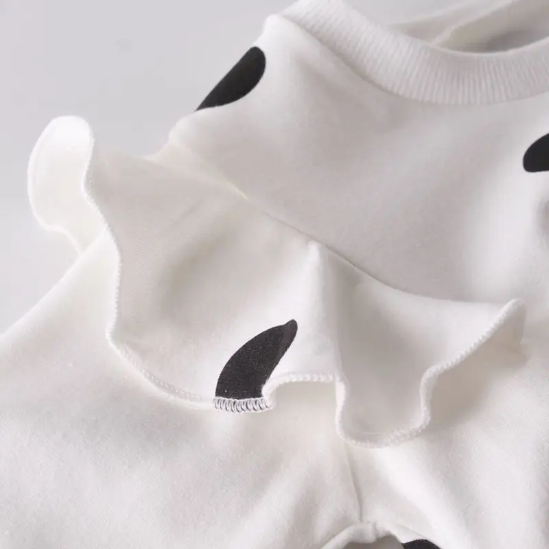 Baby Girls Clothes Cotton Headband+ Big Dot Newborn Long Sleeve Infant Clothes Baby Bodysuits Clothing Infant Outfits Body Bebe