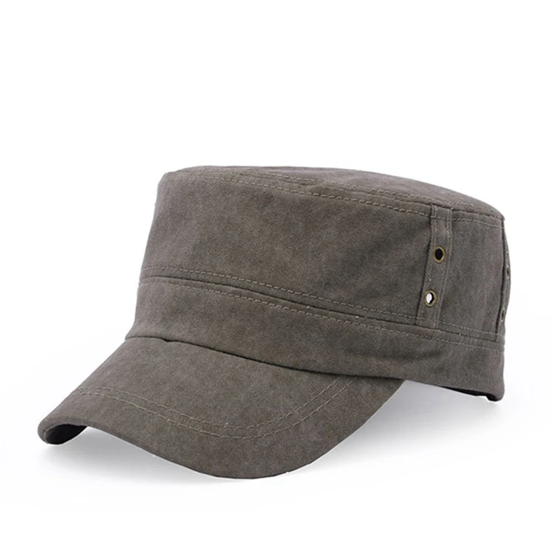 Модные мужские и женские хлопковые классические винтажные армейские кепки Air Eye немецкая шляпа с козырьком и застежкой сзади