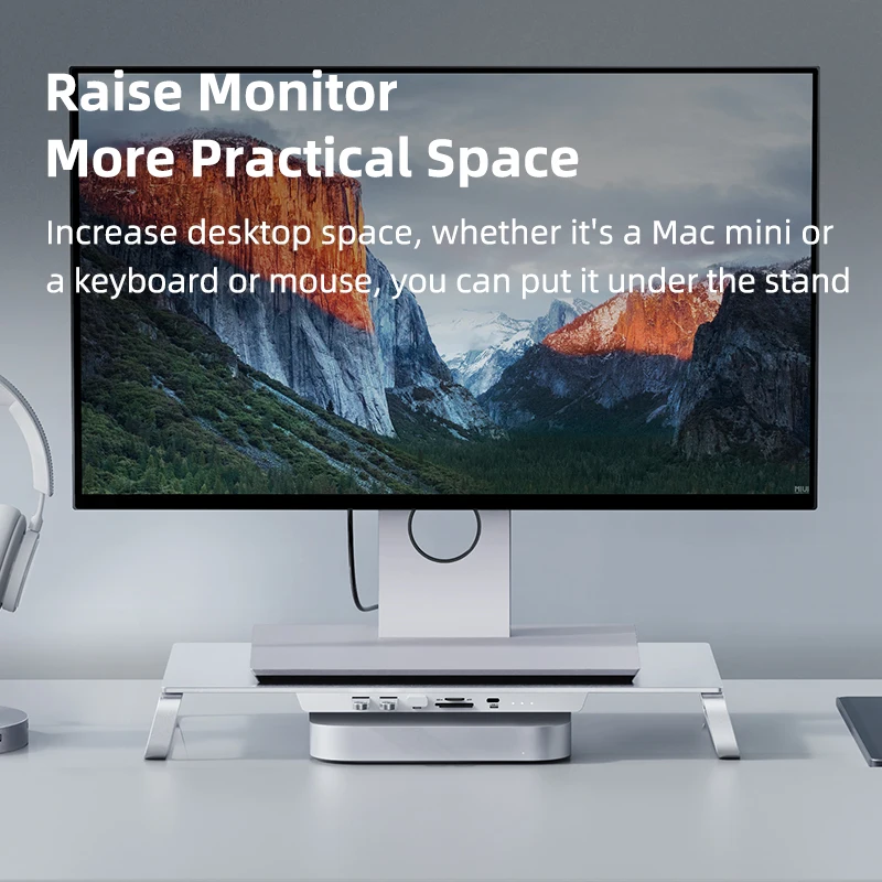 Hagibis Monitor Stand Riser USB-C Hub 