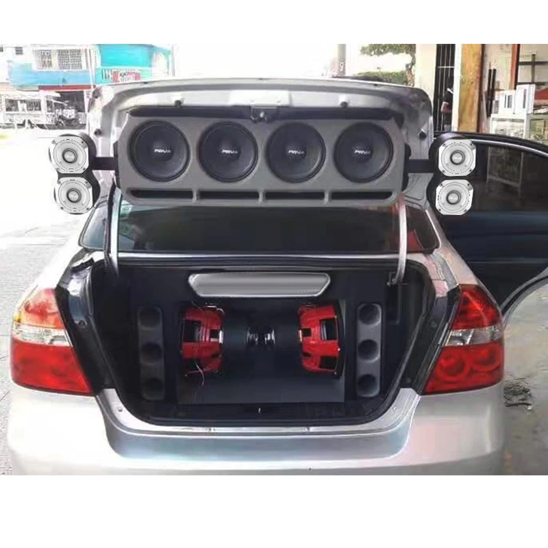 4 дюйма Автомобильный Динамик 600W 6OHM GT-S20 Алюминий пуля твитер Динамик с конденсатор с алюминиевой крышкой, авто громкий Динамик для автомобиля авто стерео