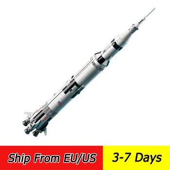 

80013 The Apollo Saturn V ideas Creator Rocket 37003 Model Building Block Bricks 11 Lunar Lander