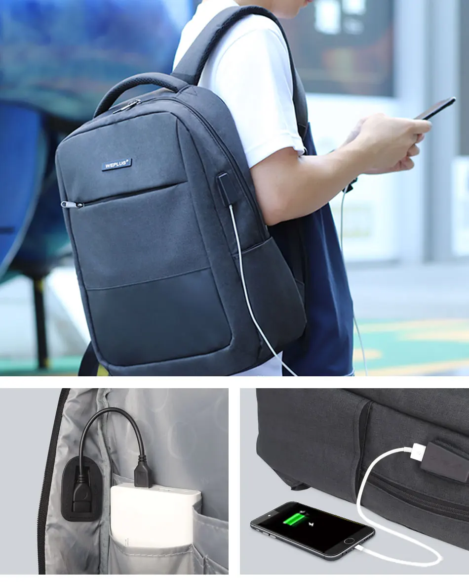Многофункциональный 15,6 дюймовый Мужской Водонепроницаемый рюкзак для ноутбука с зарядкой через usb, школьный рюкзак для ноутбука, модная повседневная женская сумка для путешествий