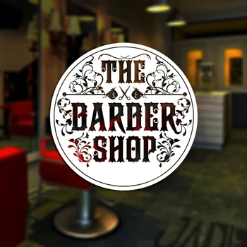 

Barbershop Sticker Bread Decal Customized Vinyl Wall Art Decor Windows Decoration Haircut Shavers Glass Barber Shop Decals