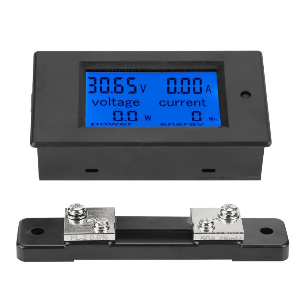 Voltage Current Meter Dc 6.5100v Digital Electric Power Energy Voltage