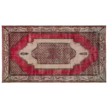 

Handmade Natural Vintage Turkish Area Rug 167x304 Cm-5'6''X9'12''