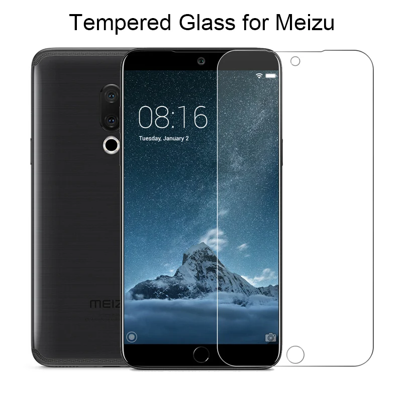 Tempered Glass Toughed 9H HD Screen Protector for Meizu M6 M5 M3 M2 Note Protective Glass on Meizu M6S M5S M3S