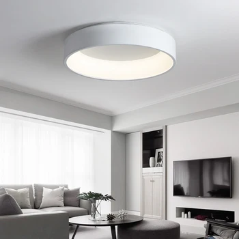 

led Ceiling light Nordic led living room lamp creative round bedroom lamp atmosphere simple modern restaurant led light