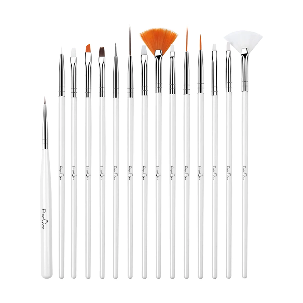

15pcs Nail Brush Set Art Nail Pen 15 Different Types of Nail Pencils Manicure Brush