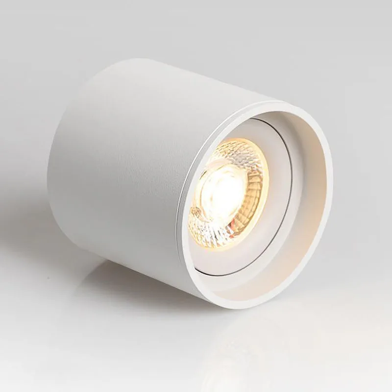 LED Ceiling Lamp Surface Mount Dimmable Cylinder LED Downlights 7W 9W 10W 15W 18W 20W COB Ceiling Spot Lights