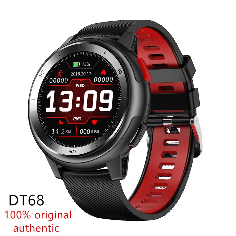 DT68 Smart Watch IP68 Waterproof Bluetooth Sports Fitness Tracker Heart Rate Monitor ECG Wristband PK L8 L9 L10 IWO | Электроника