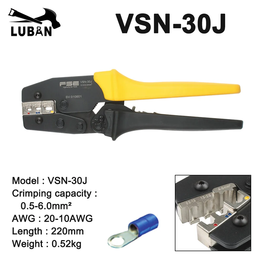 High-quality Crimping Pliers VSN-03B VSN-10WF  VSN-30J  High Precision Terminal Crimp Self-adjusting Tools Terminal Crimping 4