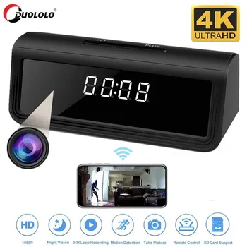

4k camera Hidden WiFi Secret Clock Camera Home Security Nanny Camera with Night Vision 160 Ultra Wide Angle Motion Detection