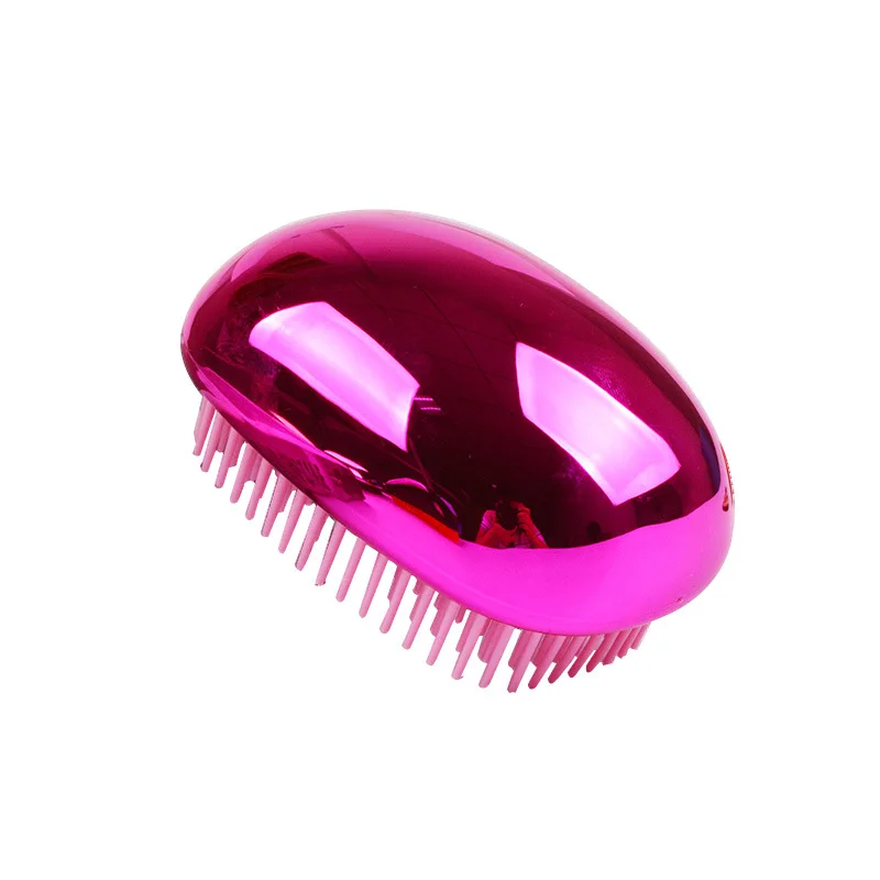 Rose pink 5 цветов, модная Антистатическая Массажная щетка для волос, расческа, электрическая мини расческа для волос, портативная расческа для волос, ручная ионная расческа для волос - Цвет: Rose pink