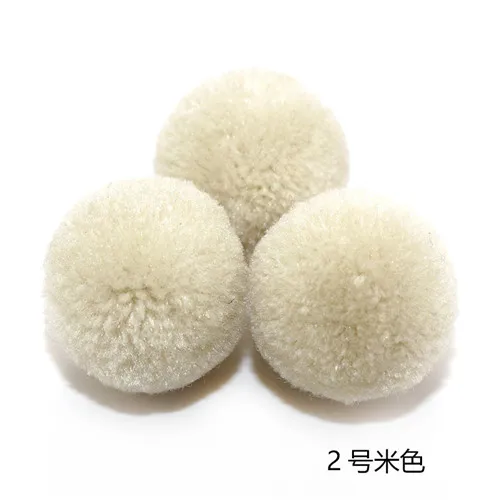 02 Beige 20 мм кашемировый Шар Подходит для DIY скрапбукинга Свадебный домашний бархатный шар ремесла одежда Ювелирный шарф Швейные аксессуары 40 шт - Цвет: 02 Beige