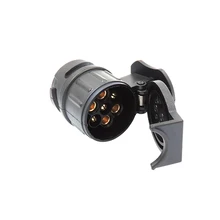 12 В 13 до 7 шпильки переходник Электрический конвертер грузовик прицеп соединитель грузовик кабель европейский стандарт круглое отверстие прицеп вилка