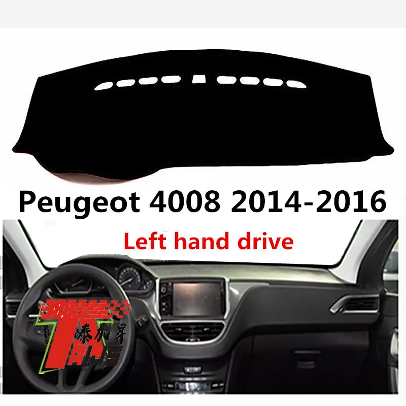 Taijs чехол для приборной панели автомобиля с левым приводом для peugeot 4008- антибликовый креативный дизайн из полиэфирного волокна