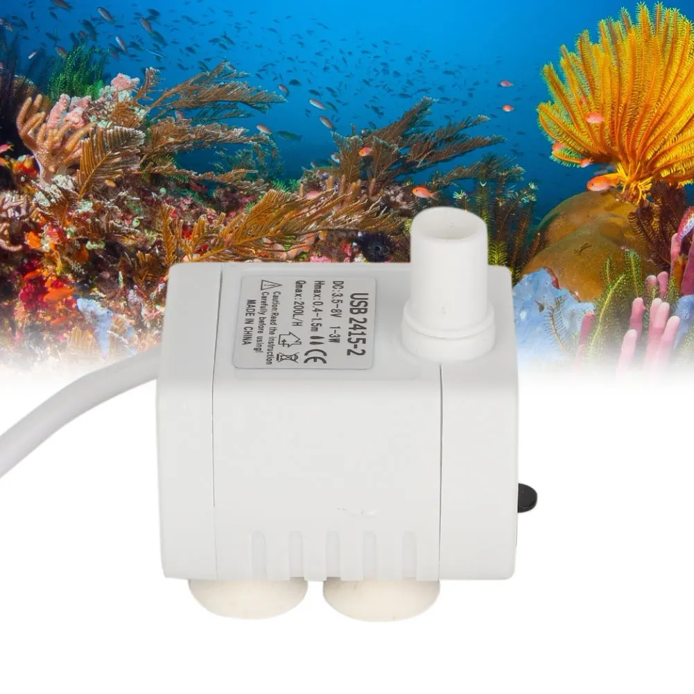 USB мини насос погружной водяной насос для аквариума, ПЭТ Диспенсер насос для воды, погружной водяной насос