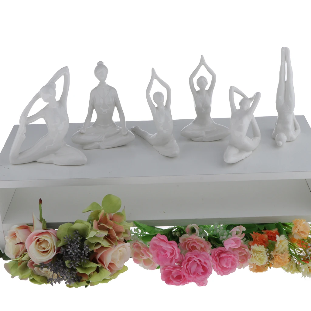 Yoga girl's little ornament birthday gift desktop decoration