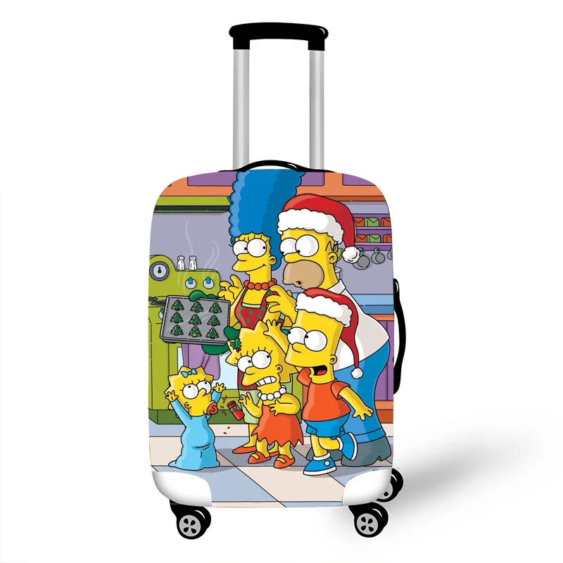 Защитный чехол для багажа, чехол для эластичного чемодана 18-32 дюймов, защитные чехлы, чехлы Xl, аксессуары для путешествий, Симпсоны 1