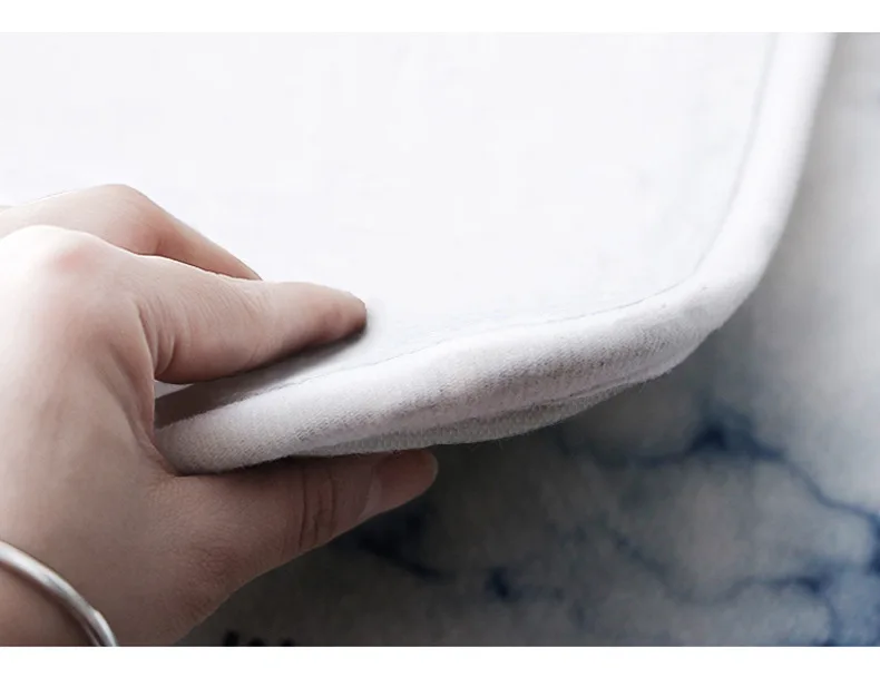 Hot Selling Flannel Solid Color Door Mat Bathroom Doorway Water Absorbent Floor Mat Household-Slip Mat