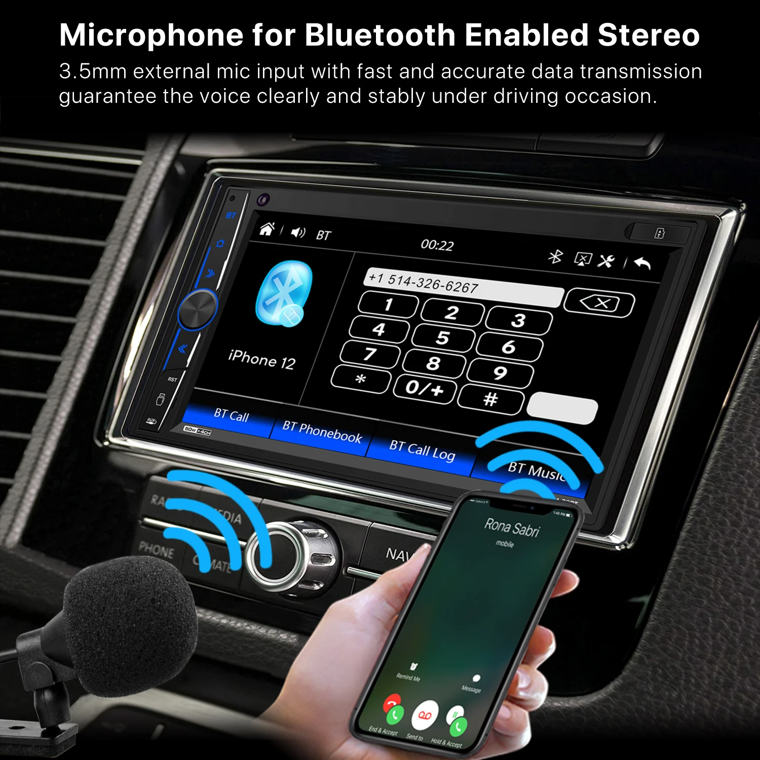 Car Radio 2din Touch Screen Apple Carplay AM FM Bluetooth Mirorr link Autoradio 7inch Universal 2 Din For Toyota Nissan Hyundai