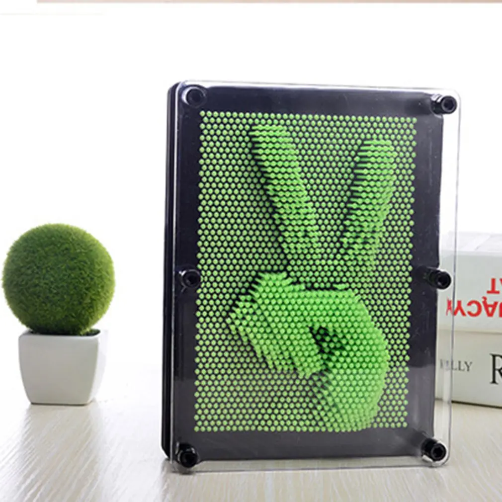 3D в форме копии Pin Art Shoumo красочные иглы ребенок получить лицо ладонь Модель 3D клон Pin Art пластиковая игрушка забавная игра Pinart - Цвет: XL