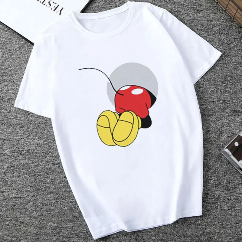 Харадзюку Kawaii Лето аниме мультфильм Эстетическая Милая мышь печати Графический Тройники для женщин Повседневная забавная футболка женская уличная одежда футболки