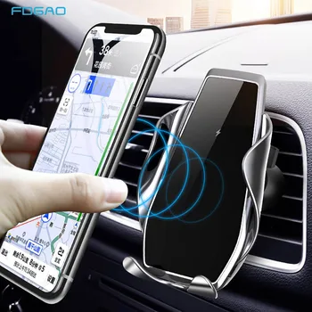 10 ワット 7.5 ワット 5 ワット車のチーワイヤレス高速充電ドックステーション非スリップシリコーンパッドサムスン iphone xiaomi huawei 社ワイヤレス充電器