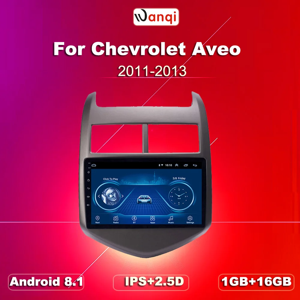 Мультимедийная Автомобильная система с gps навигацией 9 дюймов android 8 1 для Chevrolet