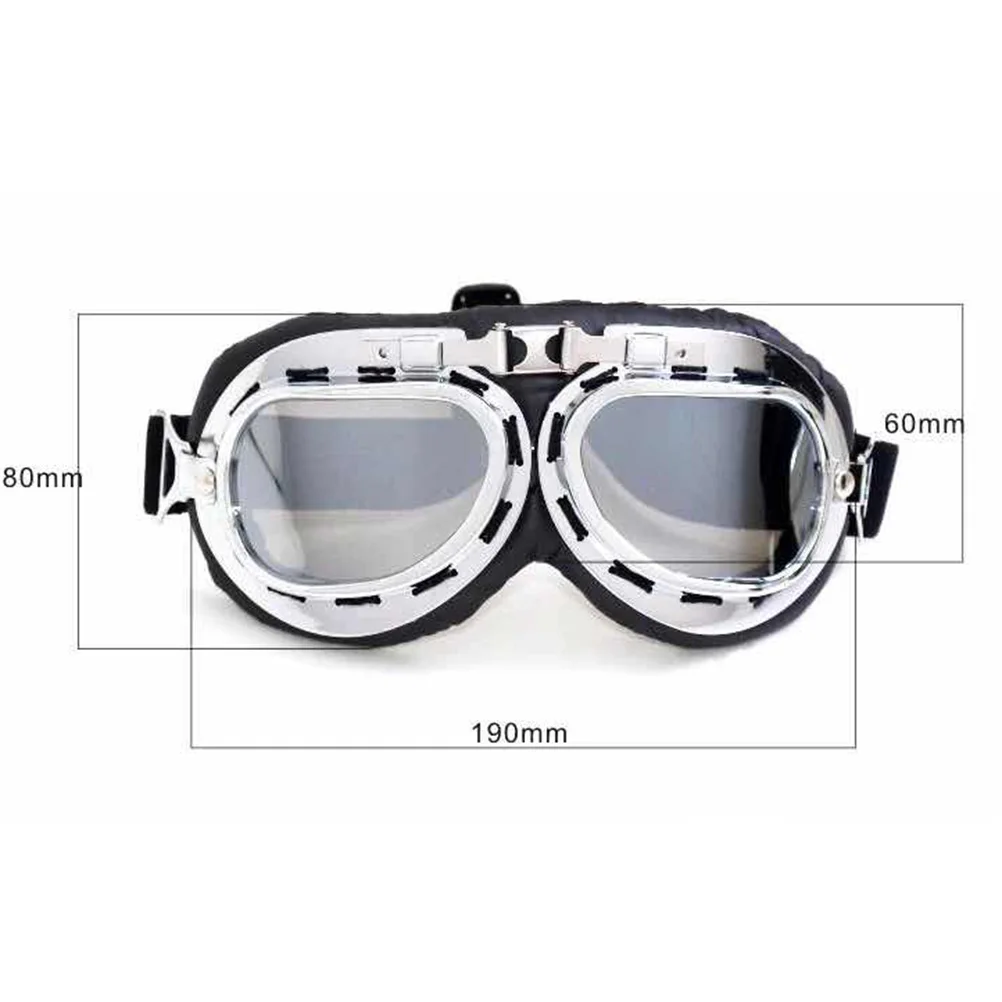 Motor Glasses Pilot Style Protective Motorcycle Bike Motor Biker Motocross ATV Scooter Cruisers Chopper Helmet Sun UV Goggles A3