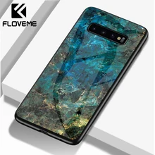 FLOVEME Мрамор Стекло чехол для samsung Note 9 10 S9 S8 S10 плюс Чехол для телефона для samsung A50 A30 A40 A70 A7 задняя крышка