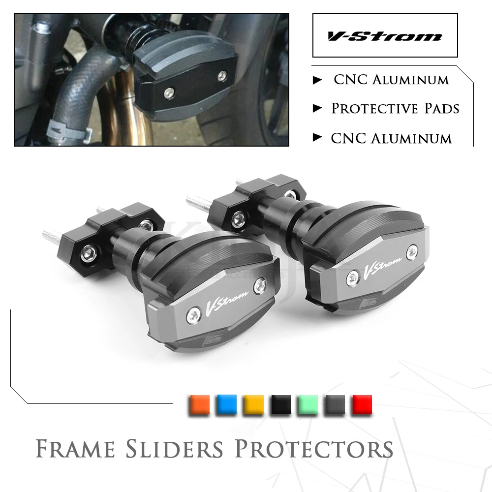 Рама мотоцикла Ползунки Краш колодки протектор для Suzuki V-Strom DL650 DL 650 2012
