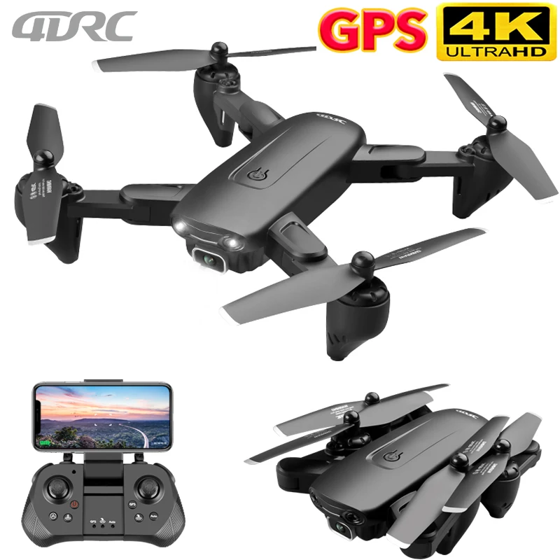 

4DRC F6 GPS Drone With Camera 5G RC Quadcopter Drones HD 4K WIFI FPV Foldable Off-Point Flying Photos Video Dron Helicopter Toy