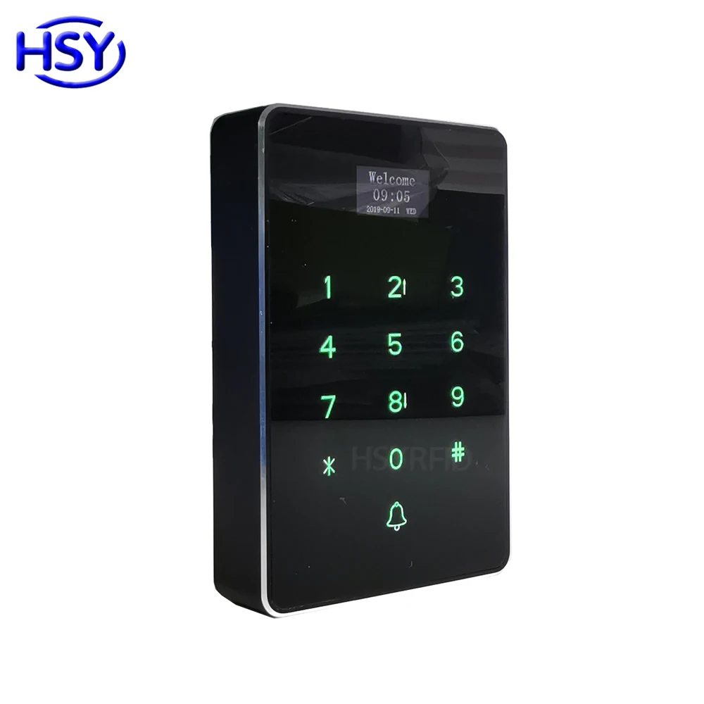 Сенсорная клавиатура HSY автономный контроль доступа RFID бесконтактная EM Card время